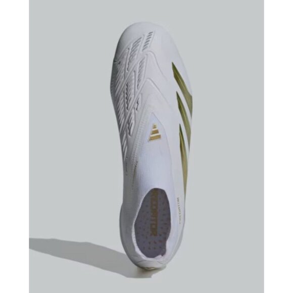 Adidas Predator Elite LL FG Soccer Cleats IF6448 White Gold Men’s Size 9 New - Picture 4 of 16